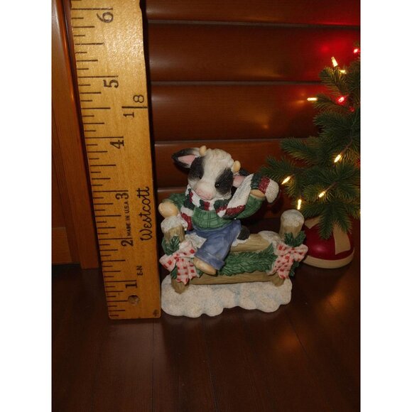 Mary's Moo Moos by Enesco—Mary Rhyner-Nadig "Hoof Yourself A Mooey Little Christ - Picture 9 of 9